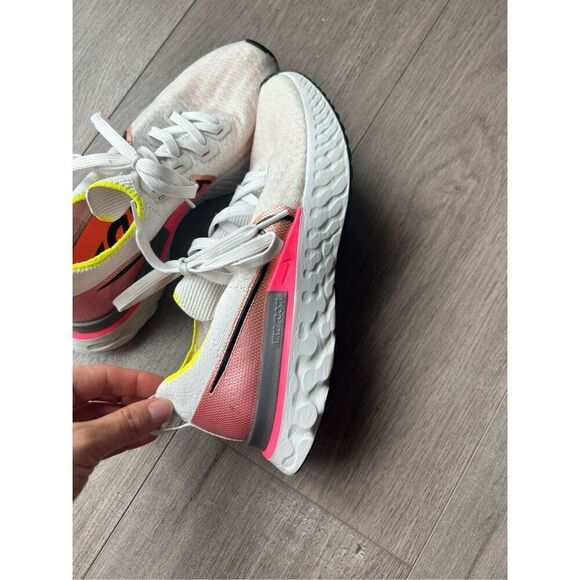Nike Shoes Womens 7.5 React Infinity Run Lace Up Sneakers CD4372-004 Multicolor - Picture 2 of 8